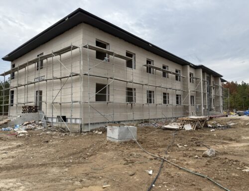 Cephemak ile Çanakkale Yenice Jandarma Binası Fibercement Dış Cephe Kaplama Projesi